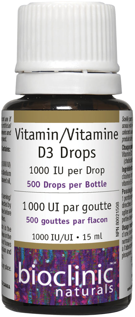 VITAMIN D3 DROPS BIOCLINIC 1000IU