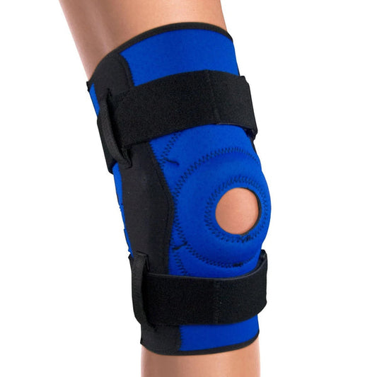 CHAMPION NEOPRENE HINGED KNEE BRACE BLUE