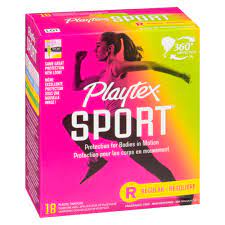 PLAYTEX TAMPONS SPORT REGULAR 18