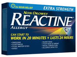 REACTINE EXTRA STRENGTH 10TB