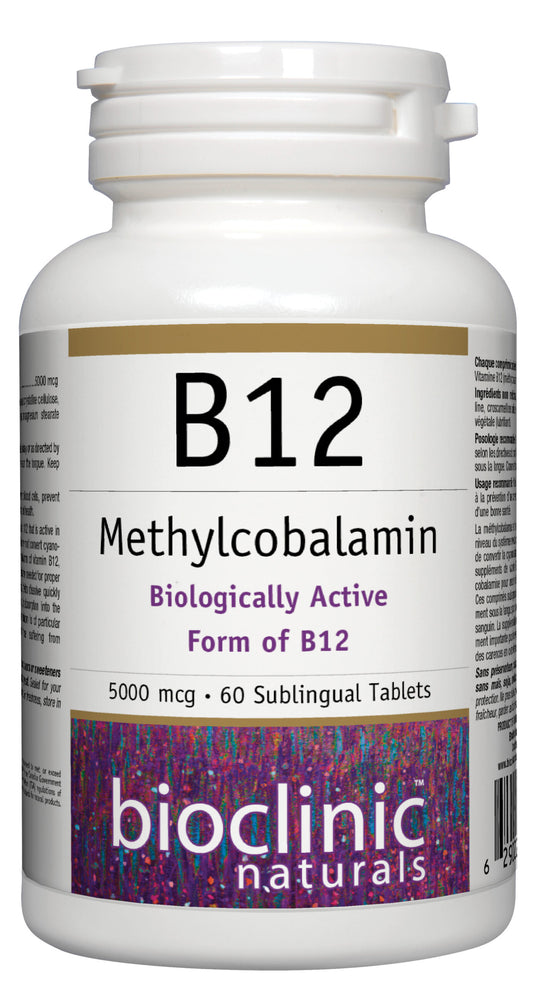 B12 METHYLCOBAL 5000MHG 60TAB-BIOCLINIC