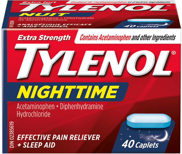TYLENOL EXTRA STENGTH NIGHT TIME 40 CAP