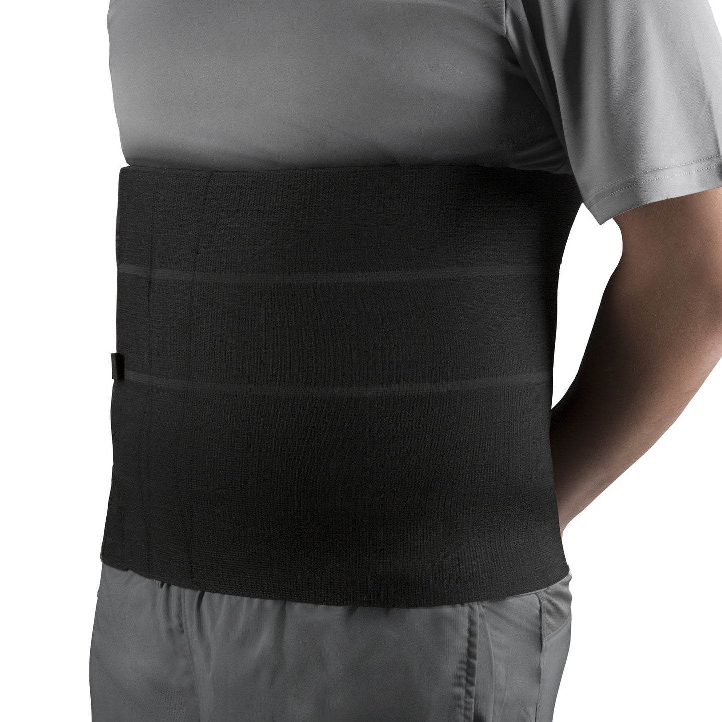 OTC HEAVY DUTY FOUR PANEL ABDOMINAL BINDER BLACK