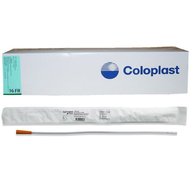 COLOPLAST SELF CATH, SOFT TIP, INTERMITTENT CATHETER, 16IN