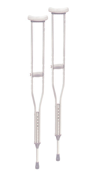 DRIVE ALUMINUM CRUTCHES ADULT 5'2'-5'10'