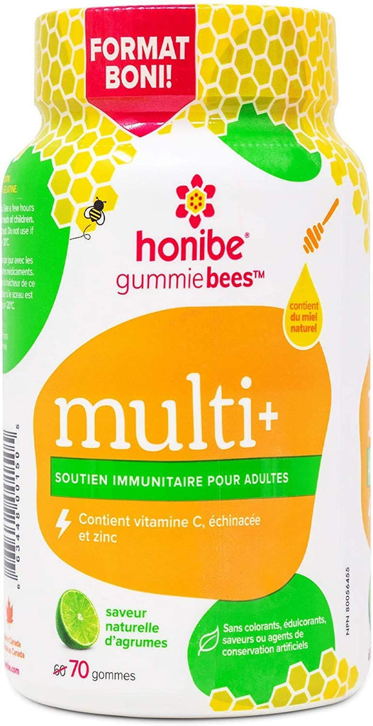 HONIBE ADULT COMPLETE AND IMMUNE BOOST NATURAL CITRUS