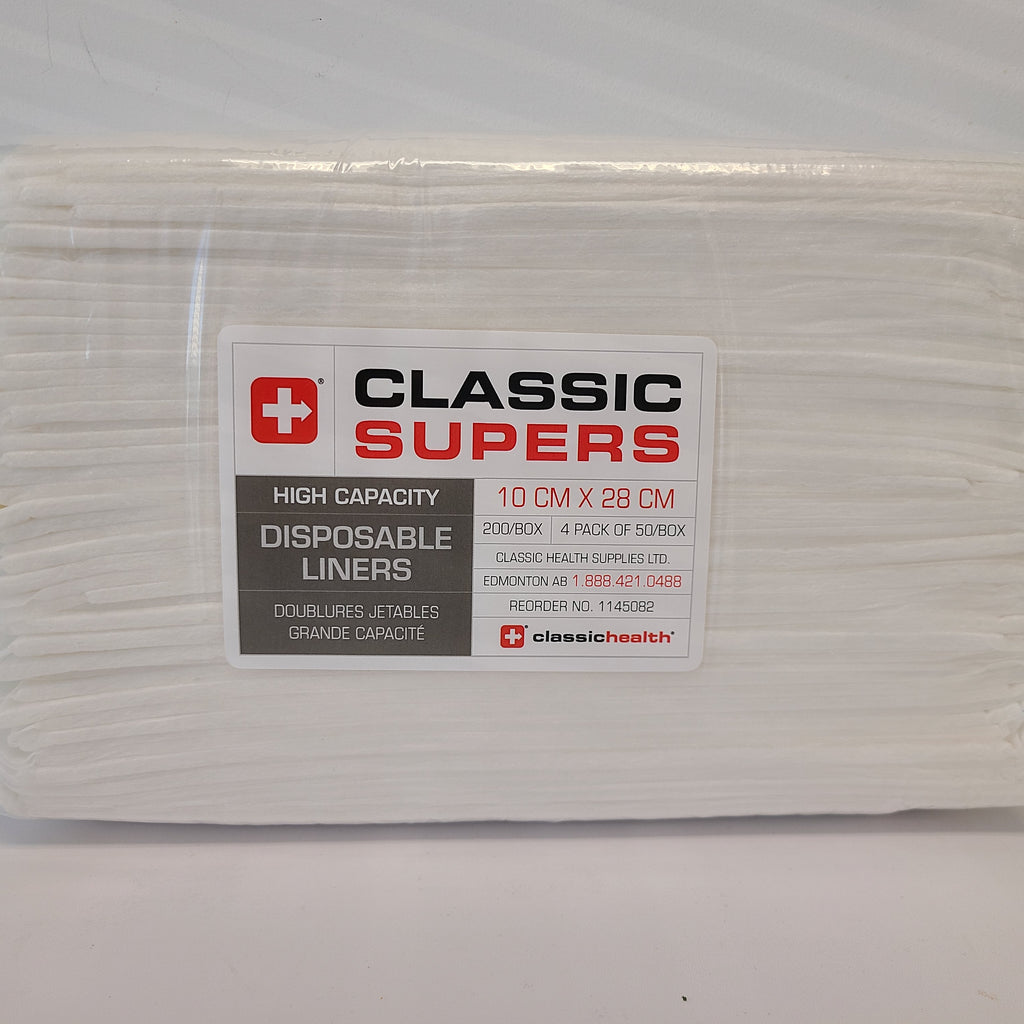 CLASSIC SUPERS/LINERS 10 CM X 28 CM /EACH