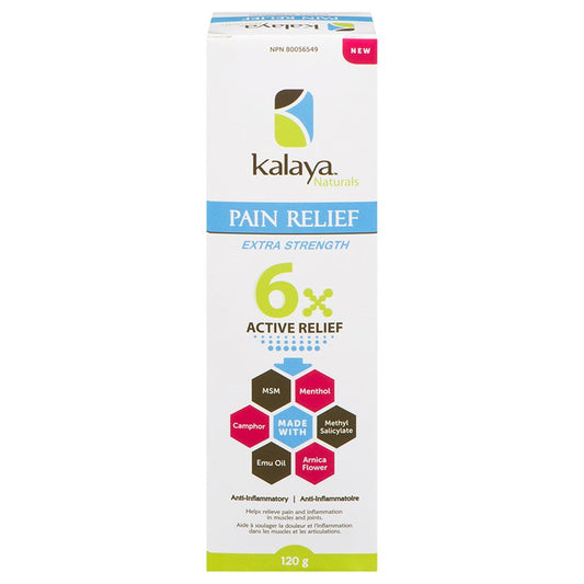 KALAYA 6X STRENGTH PAIN RELIEF RUB 120G