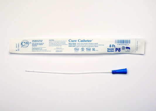 CURE INTERMITTENT CATHETER PEDIATRIC 8FR 10IN STRAIGHT TIP /EACH