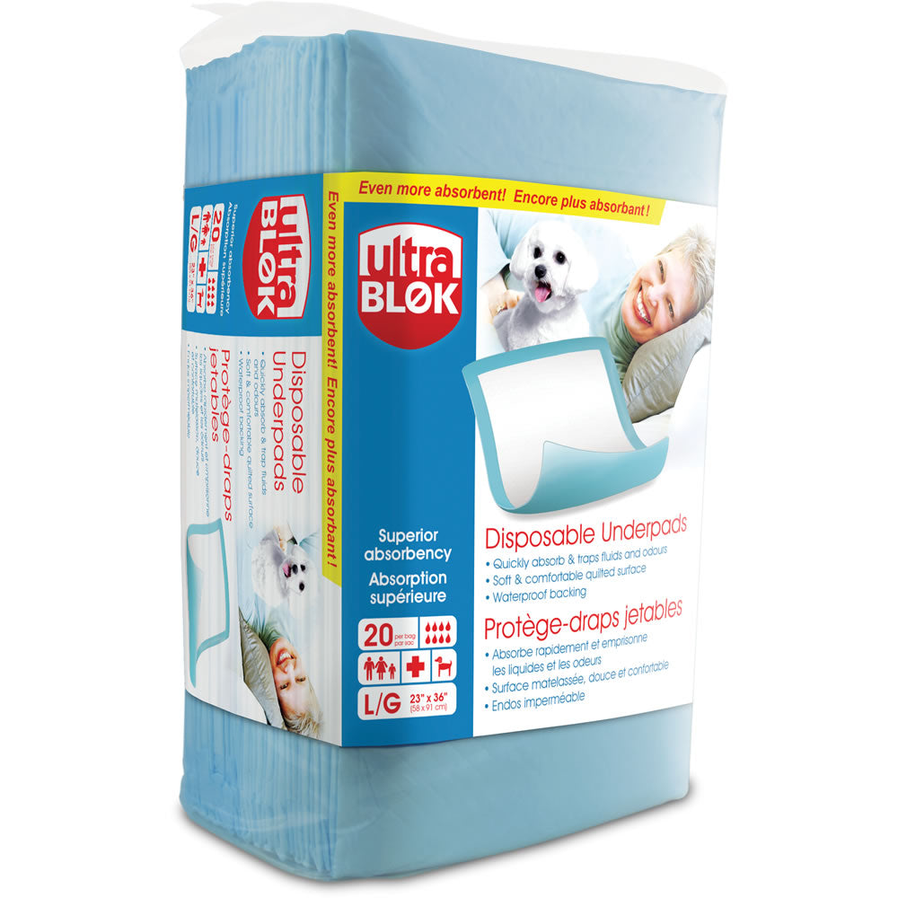 AMG MEDPRO DISPOSABLE UNDERPAD 23X36 /EACH