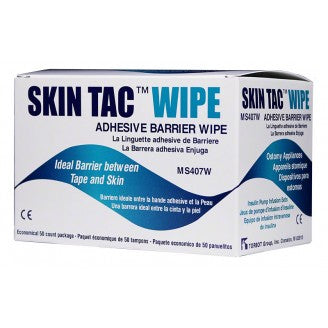 TORBOT SKIN TAC ADHESIVE BARRIER WIPES BX/50