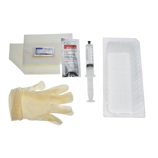 AMSINO FOLEY CATHETER INSERTION TRAY, 30CC, PRE-FILLED SYRINGE